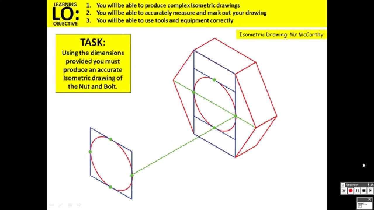 Isometric Hexagon Autocad